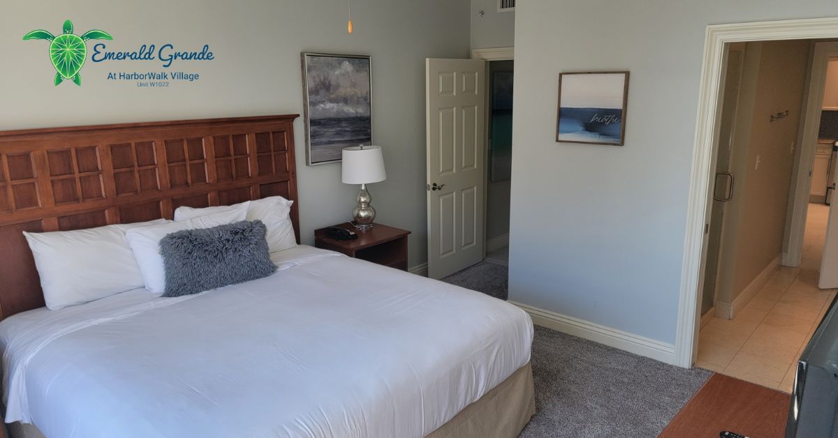 Interior of Unit W1022 at Emerald Grande in Destin featuring spacious living area with modern décor